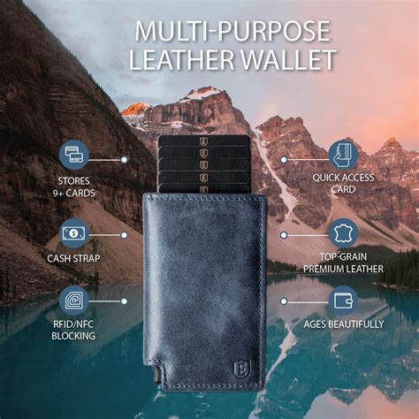 ekster parliament slim leather wallet rfid blocking quick card access|Ekster parliament airtag wallet.